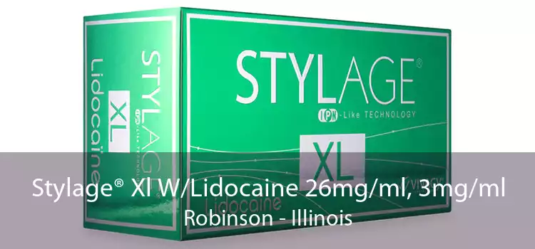 Stylage® Xl W/Lidocaine 26mg/ml, 3mg/ml Robinson - Illinois