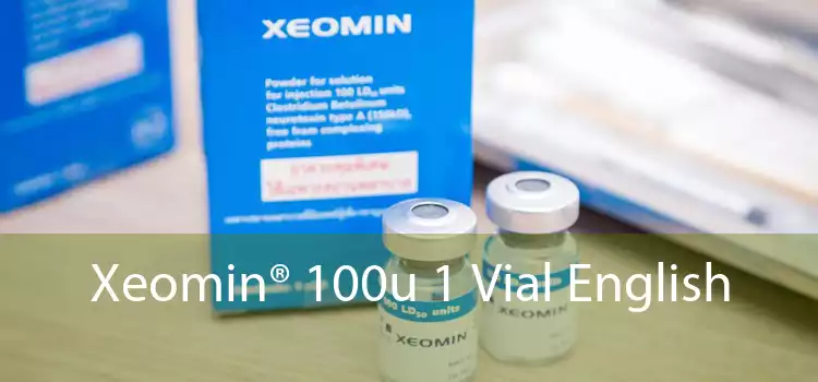 Xeomin® 100u 1 Vial English 